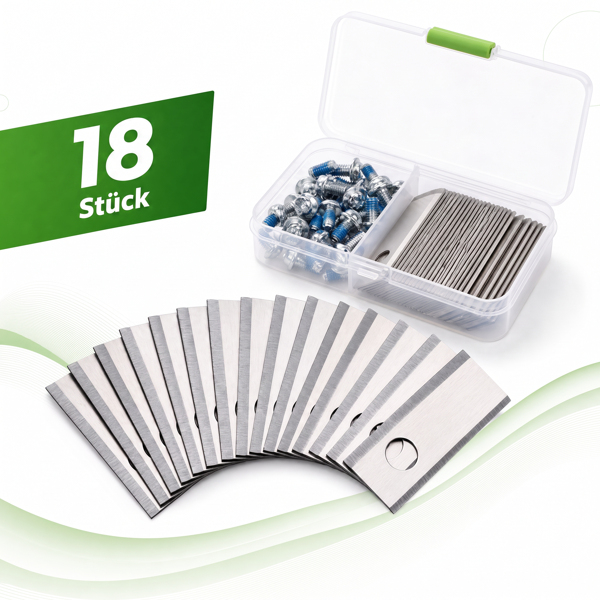 TERRAMOW Ersatzklingen 18 Stück