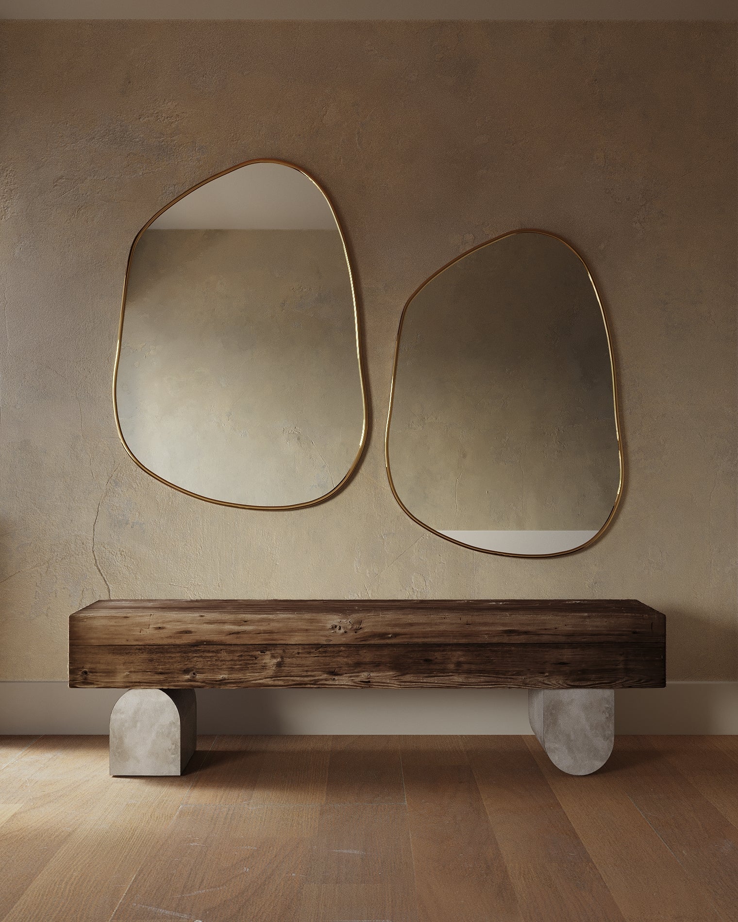 Brassy Gold Organik Mirror Secondary image