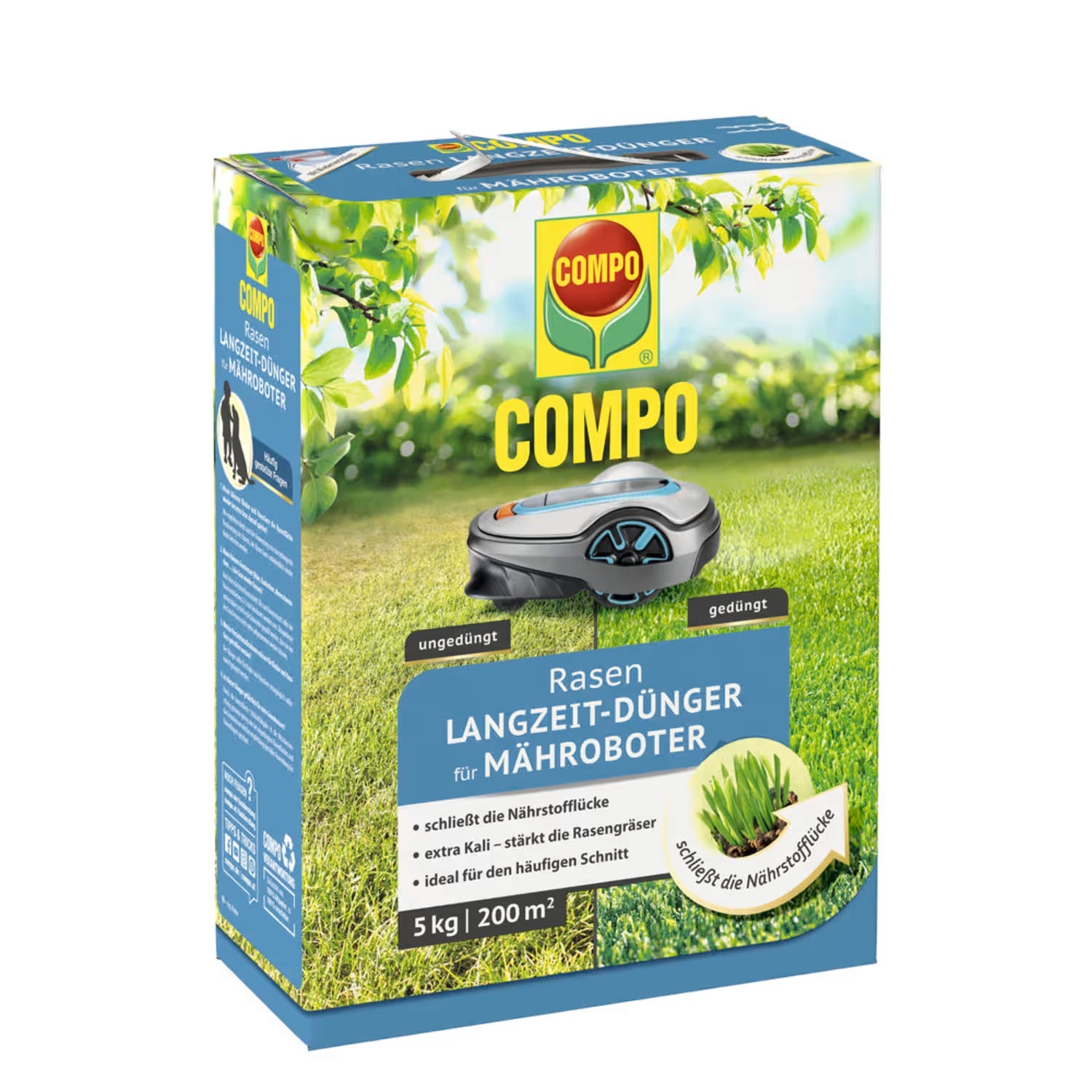 Compo Rasen Langzeit-Dünger für Mähroboter Main image